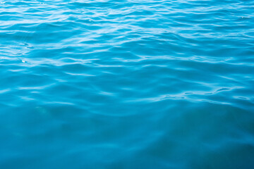 Blue sea water background texture