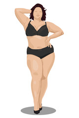 Naklejka premium woman in bikini