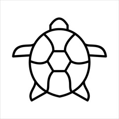 Obraz premium Turtle Icon Logo Design Vector Template Illustration Sign And Symbol Pixels Perfect