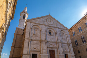 Duomo di Santa Maria Assunta, à Pienza, Italie 