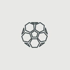 Obraz premium Soccer ball icon