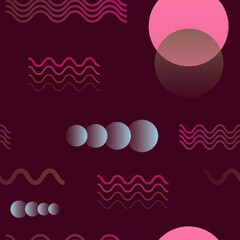 seamless pattern with circles
