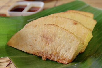 Fried breadfruit looks close to typical Indonesian food