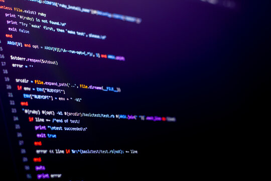 Ruby backend code. Can be used as background.