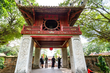 Temple Of Literature (Van Mieu) - The first University of Hanoi, Vietnam, Asia