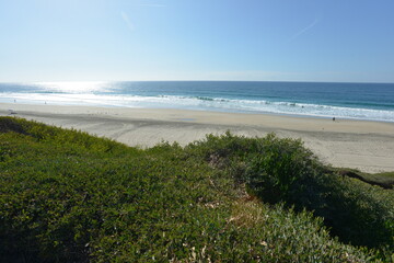 blue beach and sky