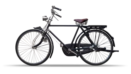 Crédence de cuisine en verre imprimé Vélo Bicycle - Old vintage rustic bike. Retro