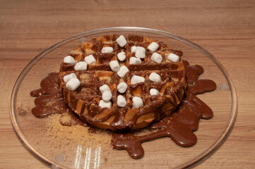 Delicious Smores Waffle