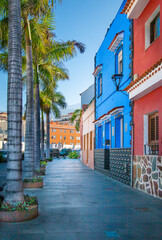 Colonial Street of Puerto de la Cruz on the island of Tenerife