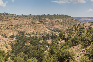 Fototapeta na wymiar Landscape of Tigray region, Ethiopia