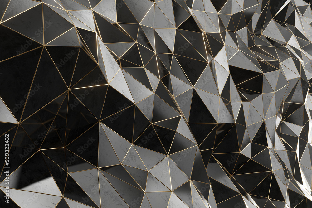 Poster abstract mesh futuristic background wallpaper 3d rendering