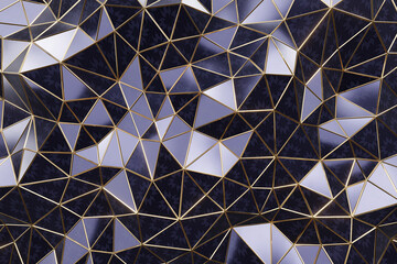 Abstract mesh futuristic background wallpaper 3d rendering