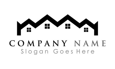 residential real estate home logo design