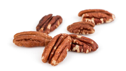 Walnut isolated on white background.