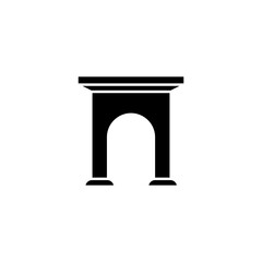 gate icon vector design templates