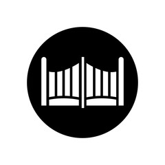 gate icon vector design templates