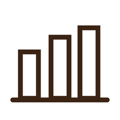 chart diagram finance grow plan icon