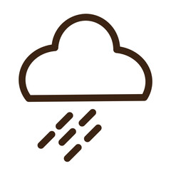 rain summer weather icon