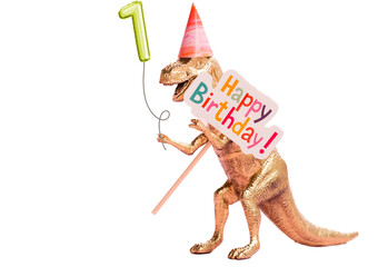 Dinosaur Birthday Balloon