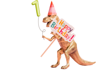 Dinosaur Birthday Balloon