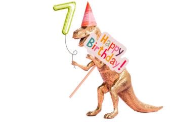 Dinosaur Birthday Balloon
