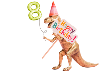 Dinosaur Birthday Balloon