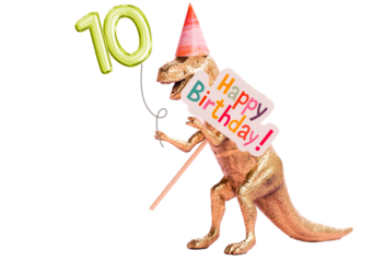 Dinosaur Birthday Balloon
