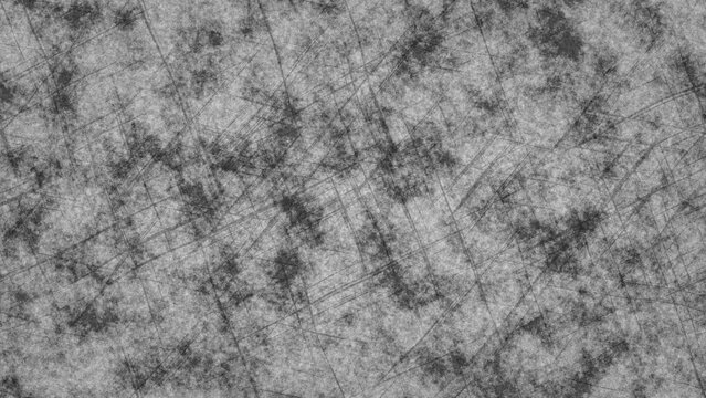 Seamless distressed dust, smudges, speckles, stains and scratches dirty urban grunge background texture. Grainy monochrome grey damaged old horror photo effect noise pattern overlay. 3D rendering.