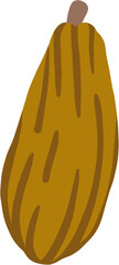 cacao fruit doodle drawing