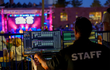 Sound guy concert sound man Staff Shirt