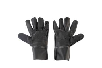 Work gloves isolated on transparent background