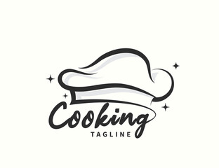 Cooking chef restauranat logo design template
