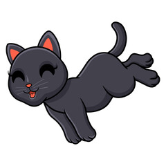 Cute bombay cat cartoon posing