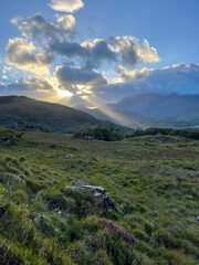 landscape with clouds
