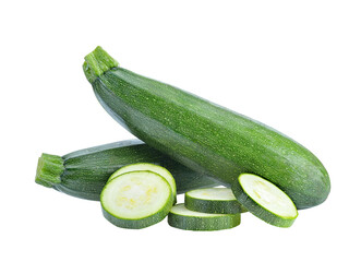 zucchini isolated on  transparent png