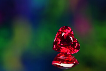 Red Gemstone Beauty Shot object