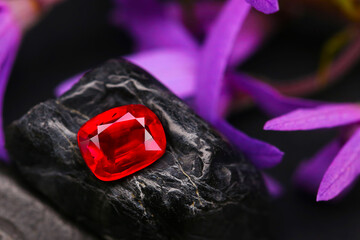 Red Gem Art and Decoration Gemstone RED RUBY