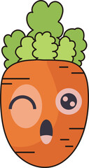 Cartoon Carrot Illustration