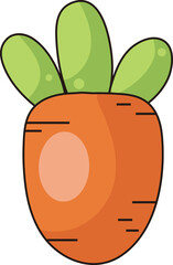 Fresh Carrot Illustration