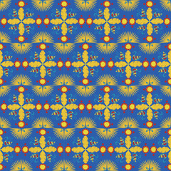 Nature Seamless Pattern Swan Feather Background Plant Retro Damask Art