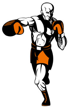 boxer punching