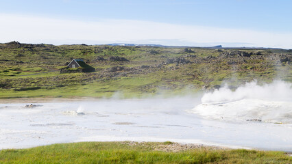 Hveravellir hot springs area, Highlands of Iceland