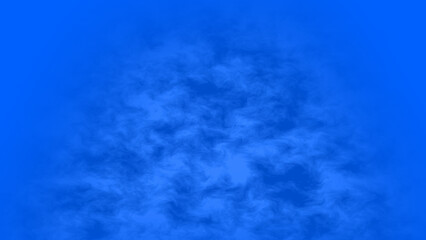 Realistic computer-generated 3d Smoke, mist, or fog in blue chroma key background. High-quality realistic smoke background.