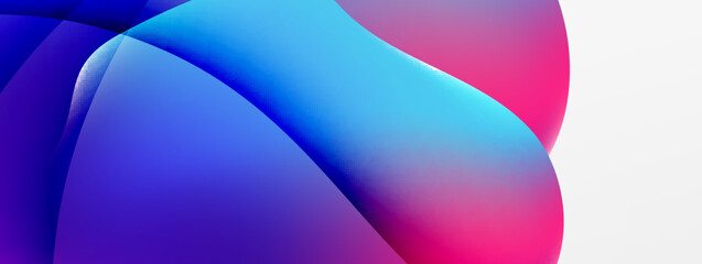 Fluid color abstract background. Liquid gradients, wave pattern. Trendy techno business template for wallpaper, banner, background or landing
