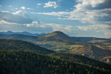 Sugarloaf Mountain in the foothills of Colorado
