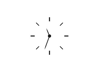 Clock Icon In Trendy Design Vector Eps 10.