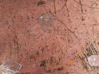  the texture of the top board cement surface
