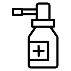 medicine,healthcare,medical,spray,throat icon