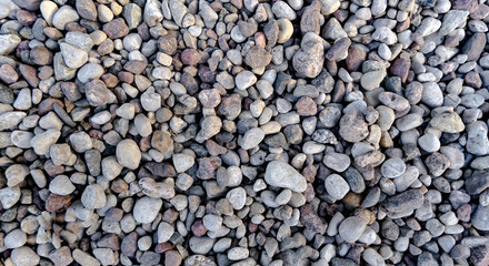 small stone background. lot of small stones