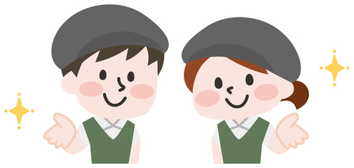 ファミレスの店員さんたち